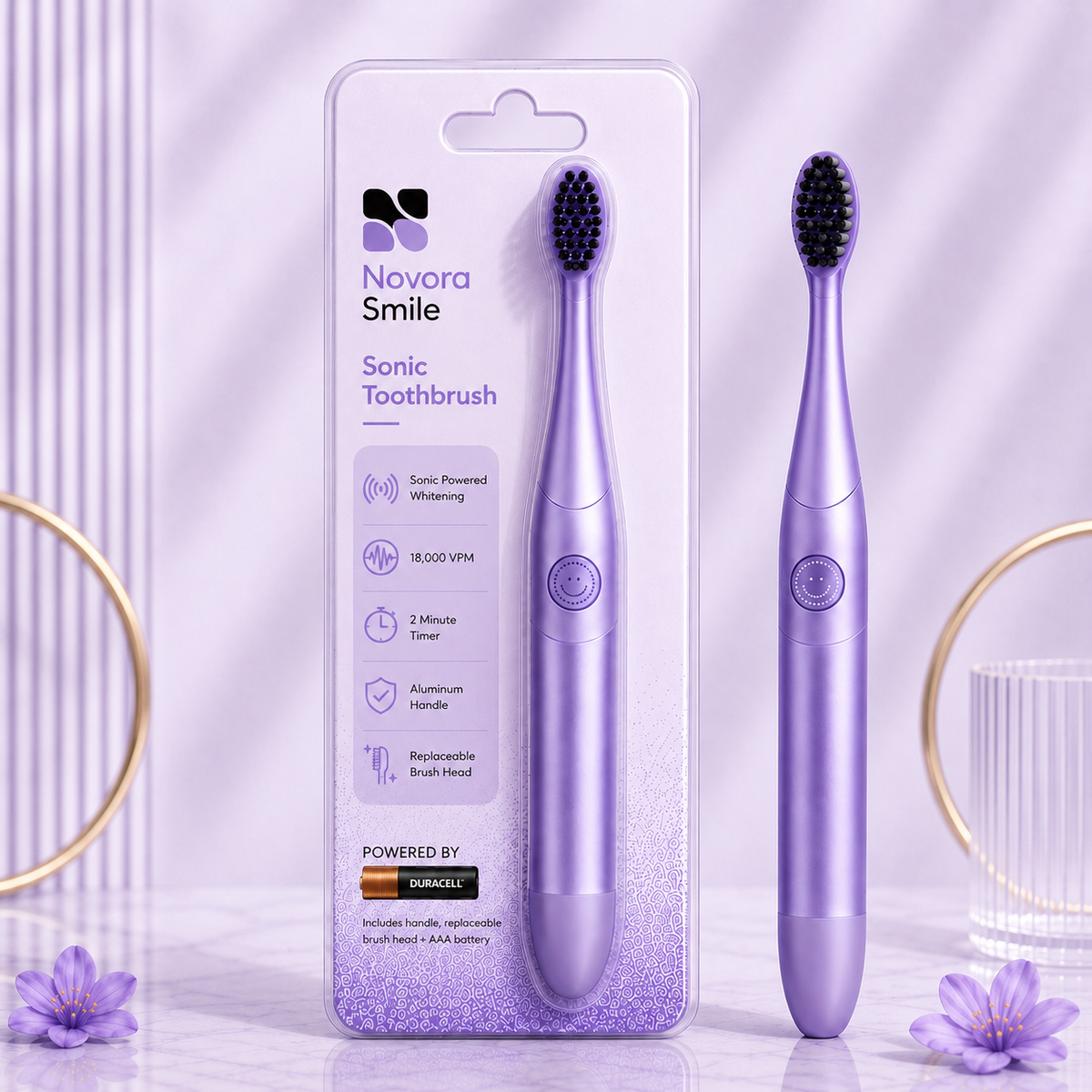 Novora Smile Sonic Toothbrush