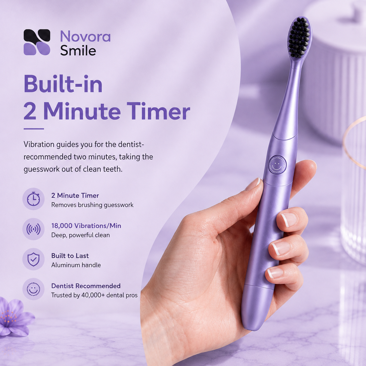 Novora Smile Sonic Toothbrush