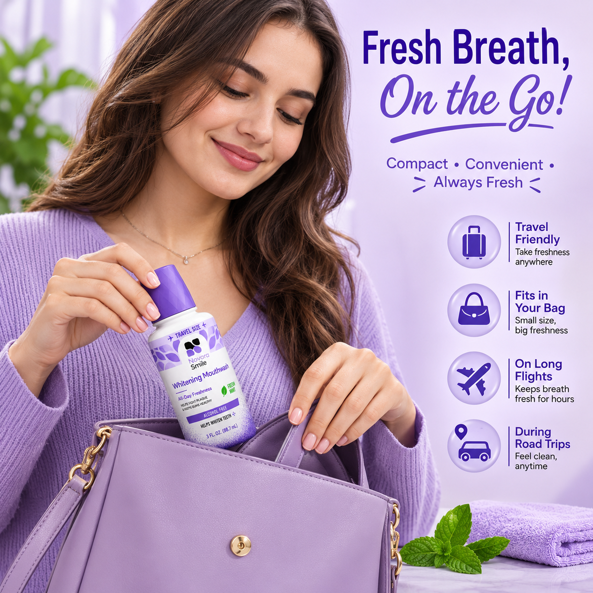Novora Smile Whitening Mouthwash